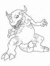Coloring Greymon Pages Printable sketch template