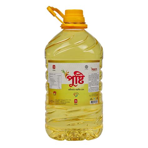pusti soybean oil bottle  litre