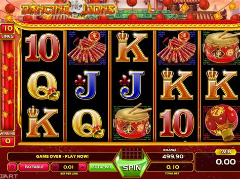 dancing lions™ slot machine play free online game