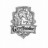 Potter Harry Coloring Gryffindor Crest Pages Hogwarts Houses Kids House Printable Color Dobby Drawing Slytherin Children Simple Gryffondor Getdrawings Getcolorings sketch template