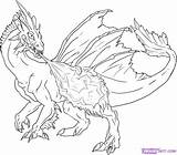 Breathing Dragon sketch template