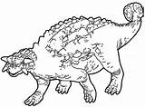 Ankylosaurus Coloring Pages Template sketch template