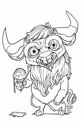Coloring Minotaur Nian Monster Colouring Getcolorings Designlooter Color 354px 93kb sketch template