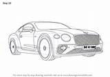 Bentley Continental sketch template