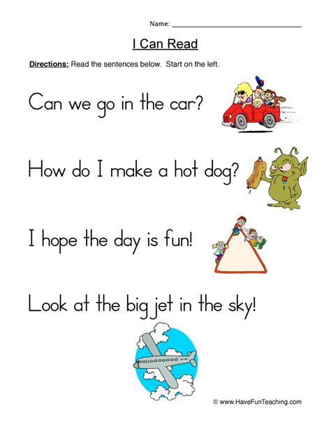 writing simple sentences worksheets for kindergarten printable word