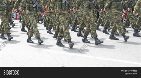 soldiers marching image photo bigstock
