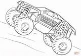 Coloring Monster Truck Pages Maximum Destruction Drawing Printable sketch template