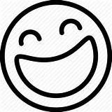Laughing Icon Face Smiley Clipart Line Icons Laugh Happy Funny Laughter Emoticon Coloring Joke Emoji Expression Pages Outline Facial Round sketch template