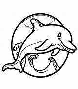 Dolphin Coloring Pages Christmas Sun Book Coloringpagebook Advertisement sketch template
