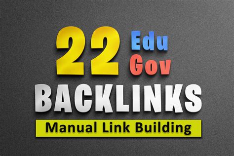 offer    gov high authority manually created backlinks