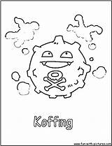 Koffing sketch template