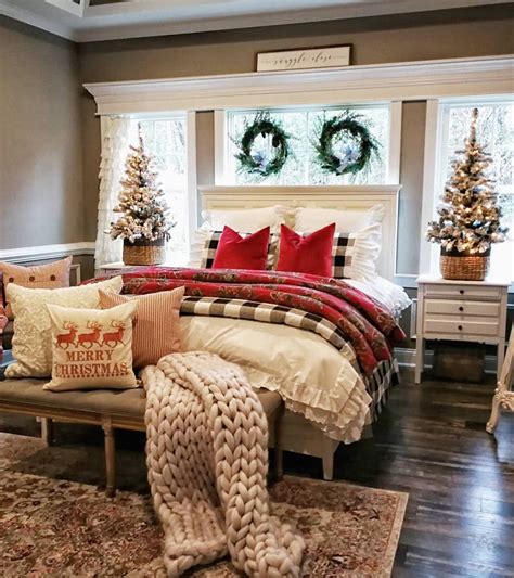 affordable christmas bedroom decorations