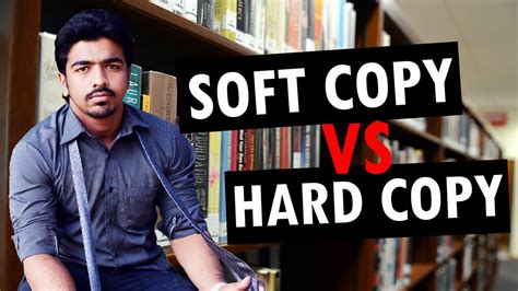 difference  soft copy hard copy hard copy  soft copy