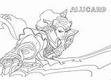 Mobile Legends Printable Coloring Pages Characters Legend Gambar Alucard sketch template