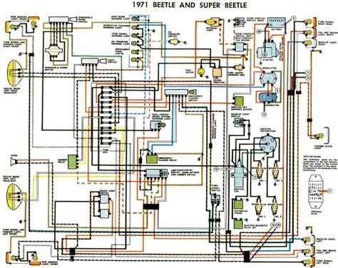 vw beetle electrical wiring diagram