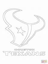 Texans Houston Coloring Logo Pages Football Broncos Nfl Printable Drawing Rockets San Sheets Super Supercoloring Sports Teams Logos Color Team sketch template