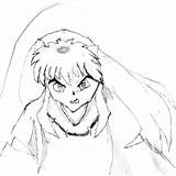 Inuyasha Coloring Pages Printable Kids sketch template