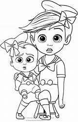 Boss Baby Tim Coloring Pages Costume Cute Printable Kids Categories Cartoon sketch template