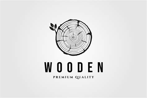 wood texture icon logo vintage vector graphic  lawoel creative fabrica