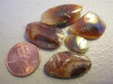 rough cabbed agate 1005