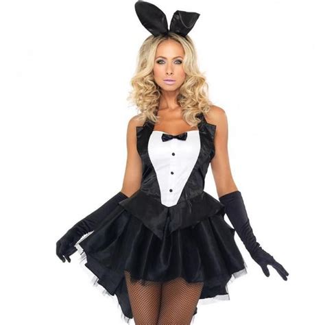 Sexy Bunny Costume Adult Tuxedo Rabbit Halloween Dress S Xxl In
