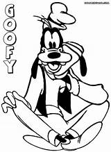 Goofy Coloring Pages Print Colorings sketch template