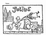 Julius Pig Coloring Sheet sketch template
