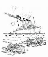 Titanic Coloring Pages Ship Sinking Drawing Printable Getdrawings Getcolorings Color Pag Print Colorings sketch template