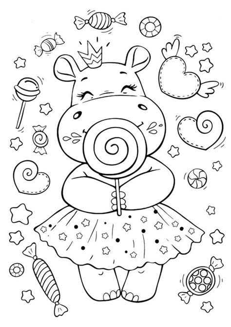 easy  print cute coloring pages  kids coloring pages