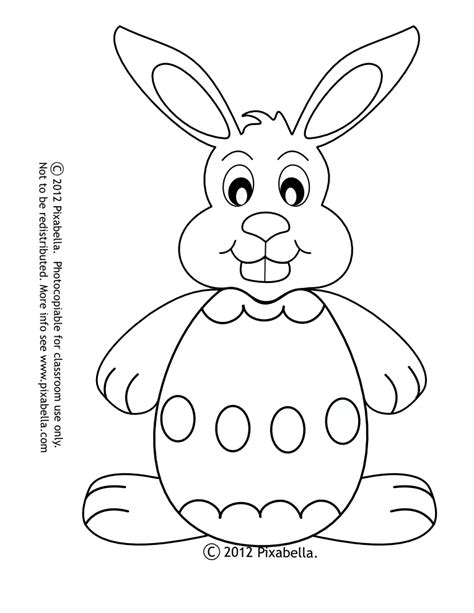 easter bunny coloring page   home  craft  checked