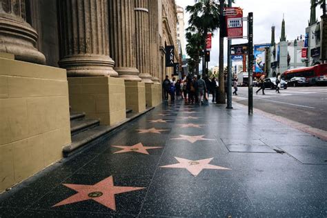 hollywood walk  fame il viale delle star  los angeles