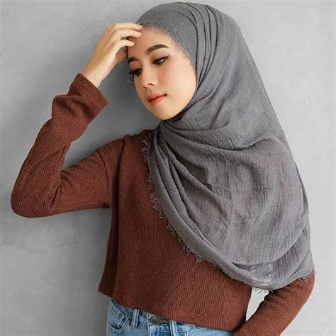 jilbab crinkle shawl