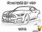 Mustangs Colouring Voiture Fierce Shelby Zeichnen Kitty sketch template