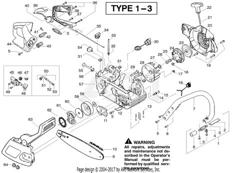 poulan chainsaw parts lookup