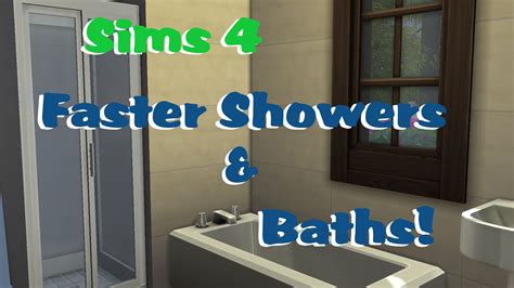 Sims 4 Faster Showers And Baths Mod Polarbearsims Blog And Mods
