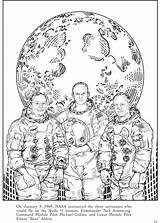 Apollo Moon Coloring Dover Publications Welcome Doverpublications Men First Man Pages sketch template