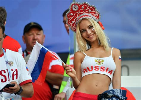 porn star natalya nemchinova cheers on russia during uruguay clash as hottest world cup fan