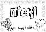 Coloring Nicki Minaj Pages Popular sketch template