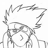 Kakashi Hatake Lineart Finrod Naruto Anime Deviantart Manga Fan sketch template