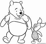 Pooh Winnie Coloring Pages Pot Baby Bear Disney Tigger Printable Honey Cute Color Drawing Print Line Book Hunny Kids Piglet sketch template