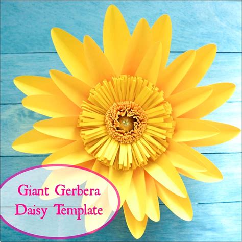 giant paper flower template   resume  gallery