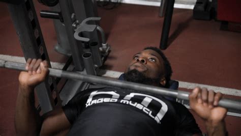 bench press by kaged muscle find and share on giphy