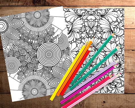 printable coloring page coloring page adult coloring pages etsy