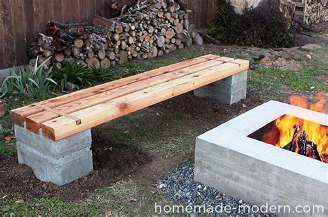 banc pour votre jardin la fabrique diy