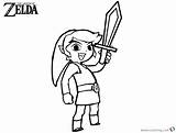 Coloring Zelda Pages Link Legend Sword Rise His Printable Kids Printables Color Print sketch template