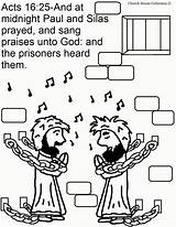 Silas Prison Jail Sing Church Athens sketch template