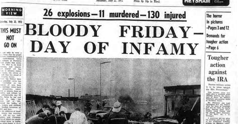 bloody friday   news paper trail legacy archive research