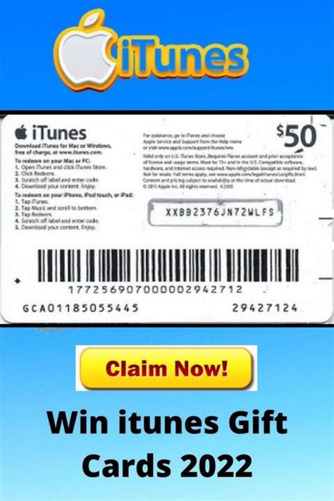 apple itunes gift card    claim  win itunes gift cards