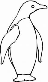 Penguin Coloring Pages Emperor Kids Color Printable Penguins Animal Animals Clipart Drawing Print Template Cliparts Cartoon Little Blue King Adelie sketch template