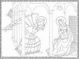 Coloring Catholic Annunciation Pages Icing Sunday Feast Shepherd Lent Saints Kindergarten Crafts Good School Blaise St sketch template
